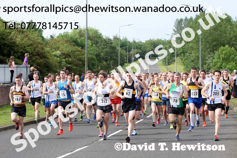 Newton Aycliffe 10k Road Race, County Durham. Photo: David T. Hewitson/Sports for All Pics